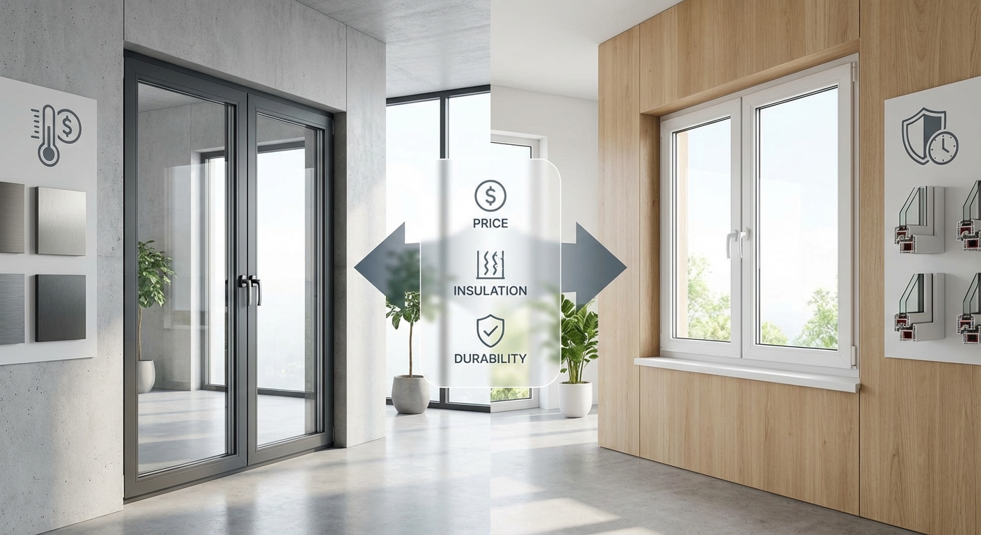 ¿Qué carpintería elegir aluminio o PVC?